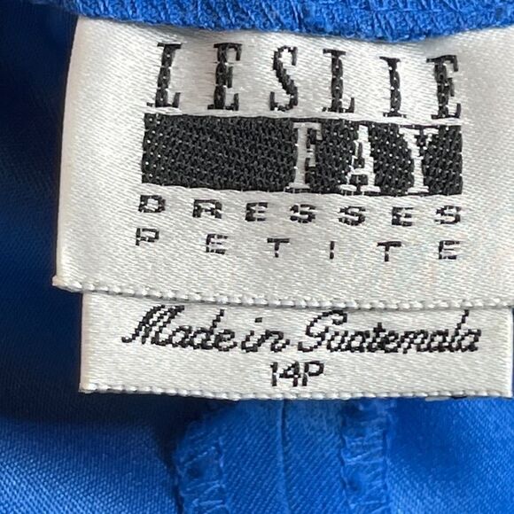 Vintage Leslie Fay Skirt Set Blue - Picture 4 of 15